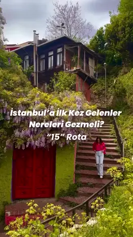 A post by @sehirdeyiz on TikTok caption: İstanbul’a İlk Kez Gelenler Nereleri Gezmeli? “15” Rota Şimdiden iyi gezmeler🍀 📍Balat 📍Beykoz 📍Çukurcuma 📍İbb Hidiv Korusu 📍Kadıköy 📍Otağtepe Korusu 📍Yıldız Parkı 📍Nakkaştepe Millet Bahçesi 📍Anadolu Kavağı 📍Aşiyan Müzesi 📍Emirgan Korusu 📍Arnavutköy 📍Tuzla Marina 📍Ortaköy 📍Pendik Marina  Gönderiyi kaydetmeyi unutmayın İstanbulda yaşayıp tüm bu rotaları gezdiniz mi 👫Peki siz kiminle buraya gitmek isterdiniz yoruma etiketleyin ve ne zaman gidiyoruz demeyi unutmayın 🎥Fotoğraf ve Video Sahipleri : @rotaktik
