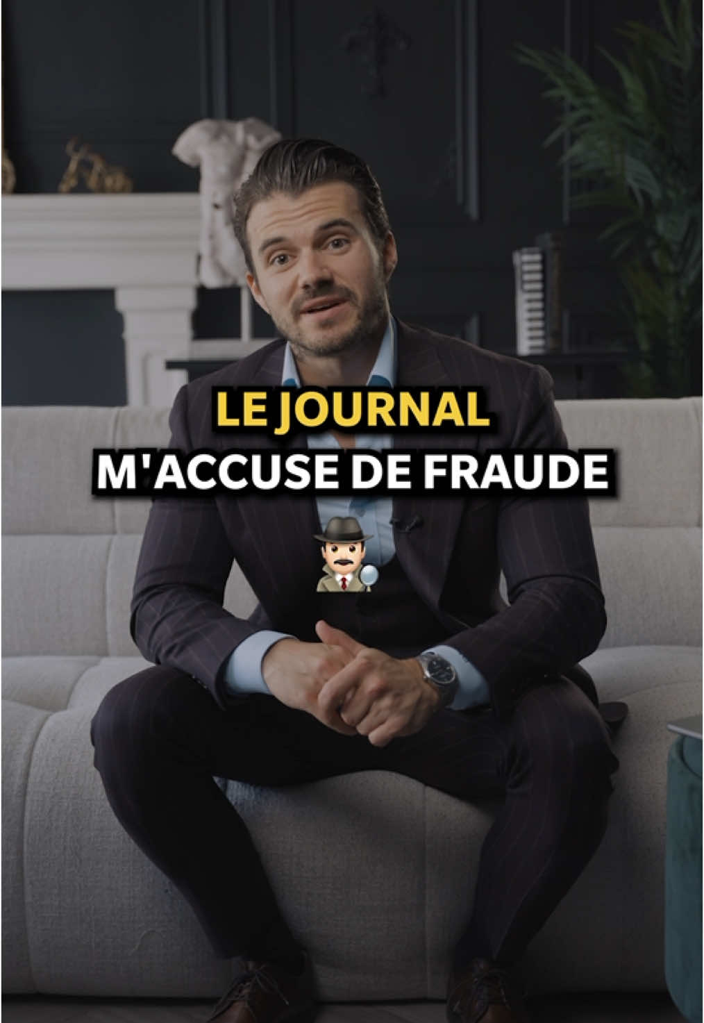 A post by @pc.jolicoeur on TikTok caption: Le journal m’accuse de fraude 🕵🏻‍♂️ #pcjolicoeur