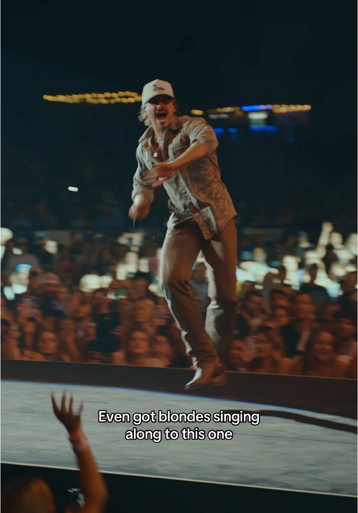 A post by @tuckerwetmore on TikTok caption: Absolutely insane live.. #newmusic #songofthesummer 