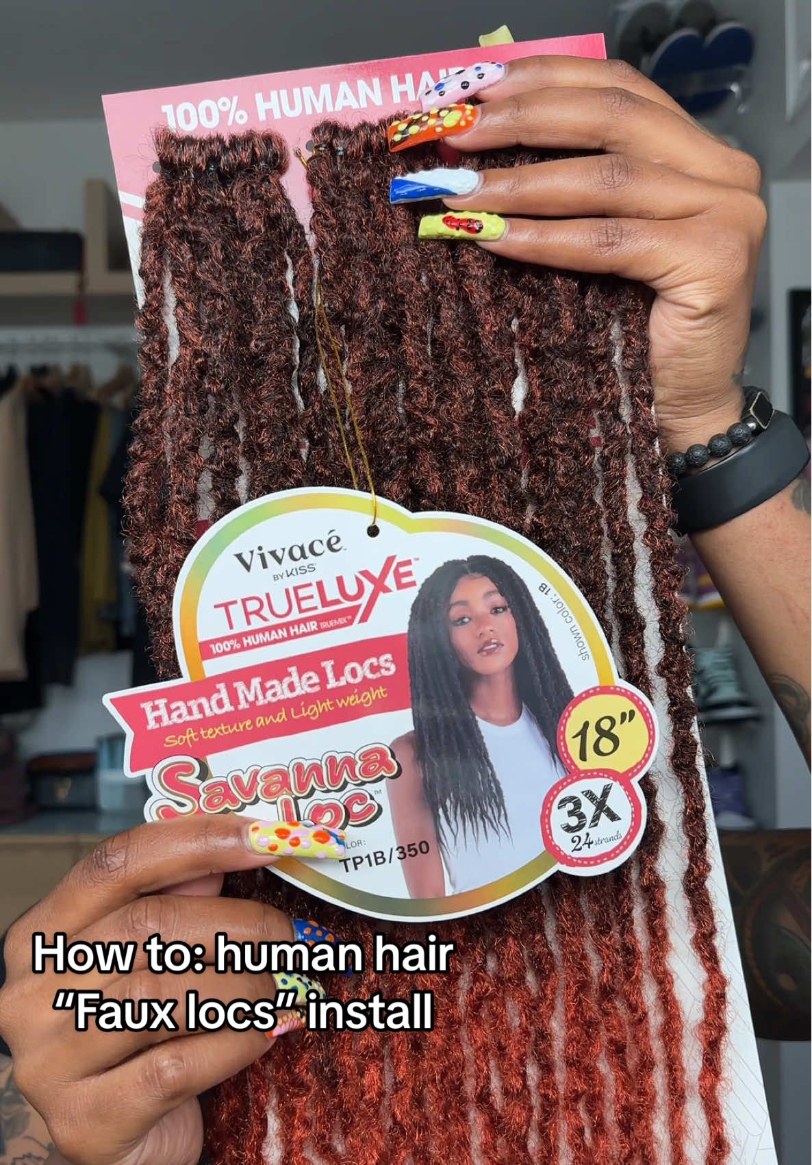 A post by @laurasiaandrea on TikTok caption: ITS PROTECTIVE STYLE SEASON so why not start off with seamless #fauxlocs extensions. I went to the beauty supply and seen Vivace just launched handmade faux locs that are 100% human hair truemix and feels just like REAL HAIR! I got 4*18" and they were $11.99 a pack, which is reasonable to me. I'm definitely going to be installing these in my natural hair as well to show how versatile these locs can be. Stay tuned, enjoy xoxo Mama Fairyy @Vivaceusa_official  #tutorial #laurasiaandrea #laurasia #laurasia_yt #laurasiaandreapcos #explore #fyp #blackgirl #5k #viral #hairtok #vivace #vivacebykiss #TRUELUXE #TRUEMIX #locs #braidedhairstyles #humanhair #handmadelocs #protectivehairstyles #locstyles #locjourney #locextensions #locsoftiktok  