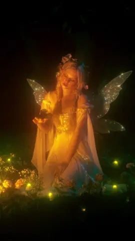 A post by @emackelder on TikTok caption: Day 2 🧚🏻‍♀️ Midsummer Eve  @Americanhime @HelloFaerie @Firefly Path inspired by Edward Robert Hughes #fairycore #fyp #photography #portraits #fairy 