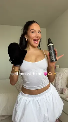 A post by @victoriasamson on TikTok caption: @balibody is that girl ✨🤍🫶🏼 I feel so much more confident when tanned 🥹💗 now available  @Shoppers Drug Mart 🙈 #selftan #selftanroutine #balibodypartner 