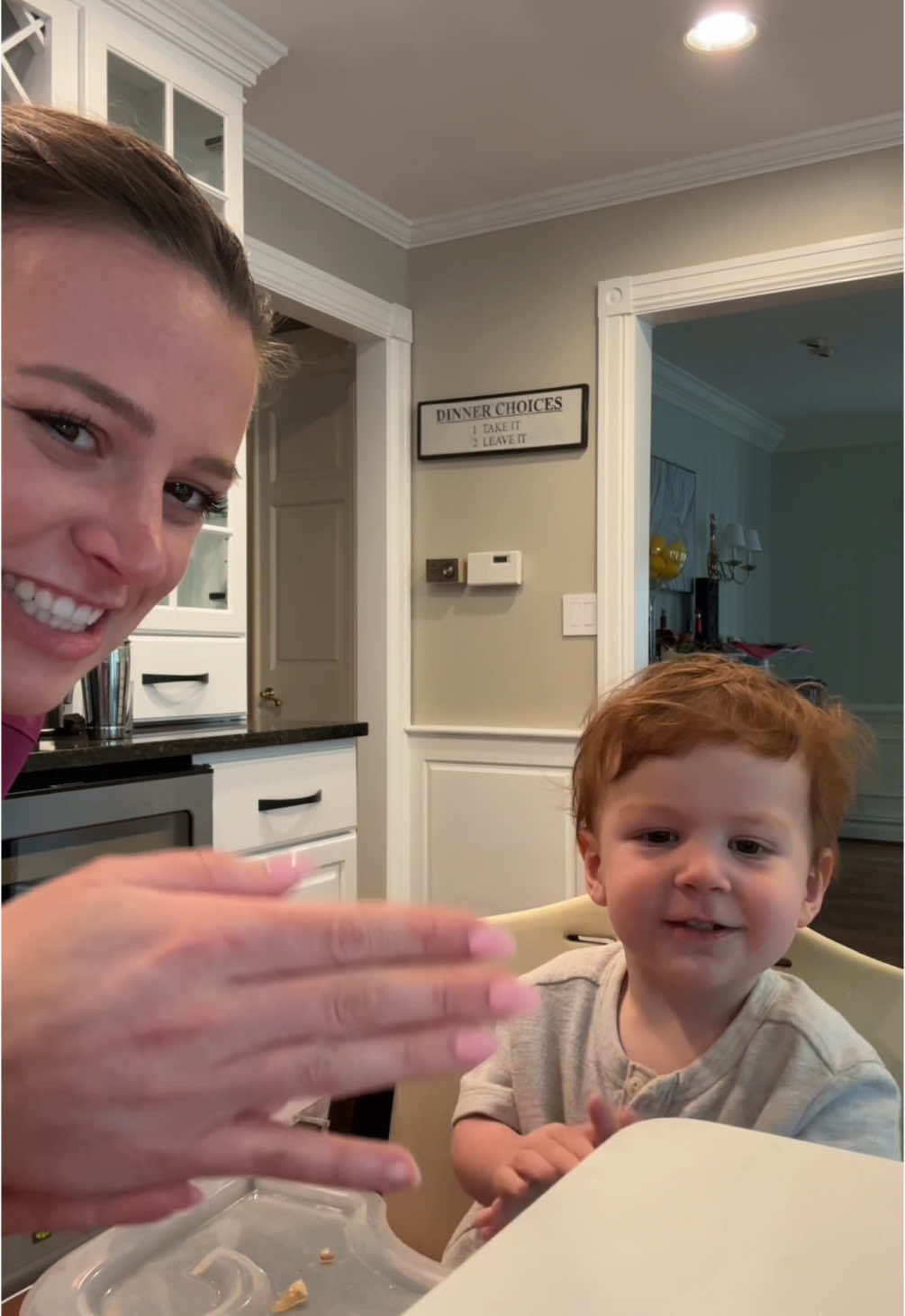 A post by @peds_slp on TikTok caption: Help your child imitate and eventually say words during mealtime! #toddleractivities #parentingtips #toddlers #speechdelay #speechtherapy #slp #earlyintervention #milestones #toddlermeal 