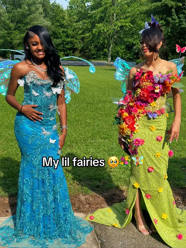 A post by @maeerozayy92 on TikTok caption: I love mom life fr 🥹🥹🥹🥹🧚‍♀️🧚‍♀️🥰🥰🥰  #fyp #prom #freshman #fairy #foryou
