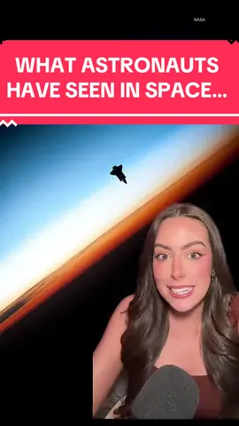 A post by @astro_alexandra on TikTok caption: Astronauts have witnessed INSANE things in space #space #astronomy #nasa #science 