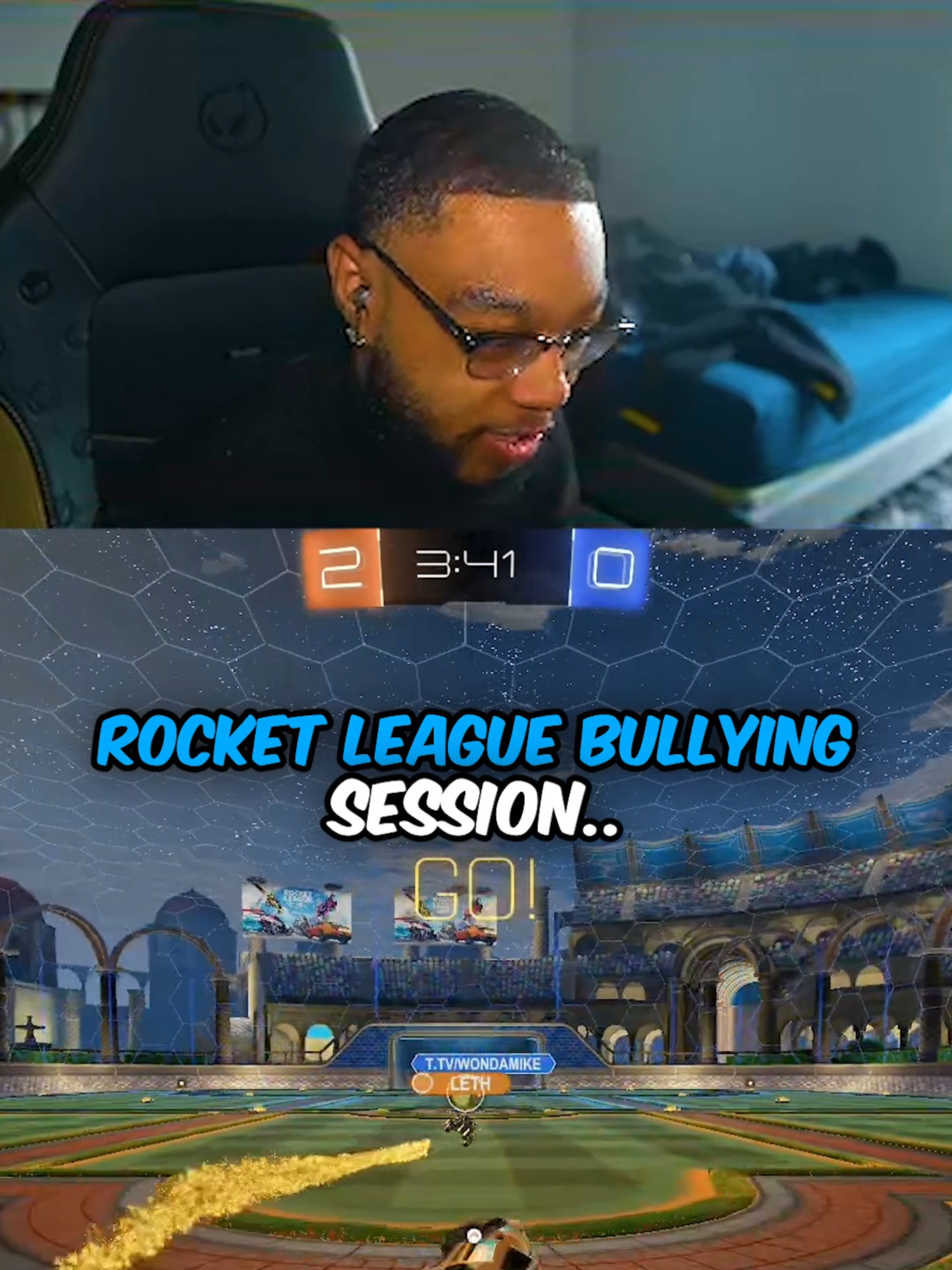 A post by @therealarsenal on TikTok caption: RL HATE CRIME #rocketleague #rocketleaguehighlights ##rocketleaguegoals #arsenalrl