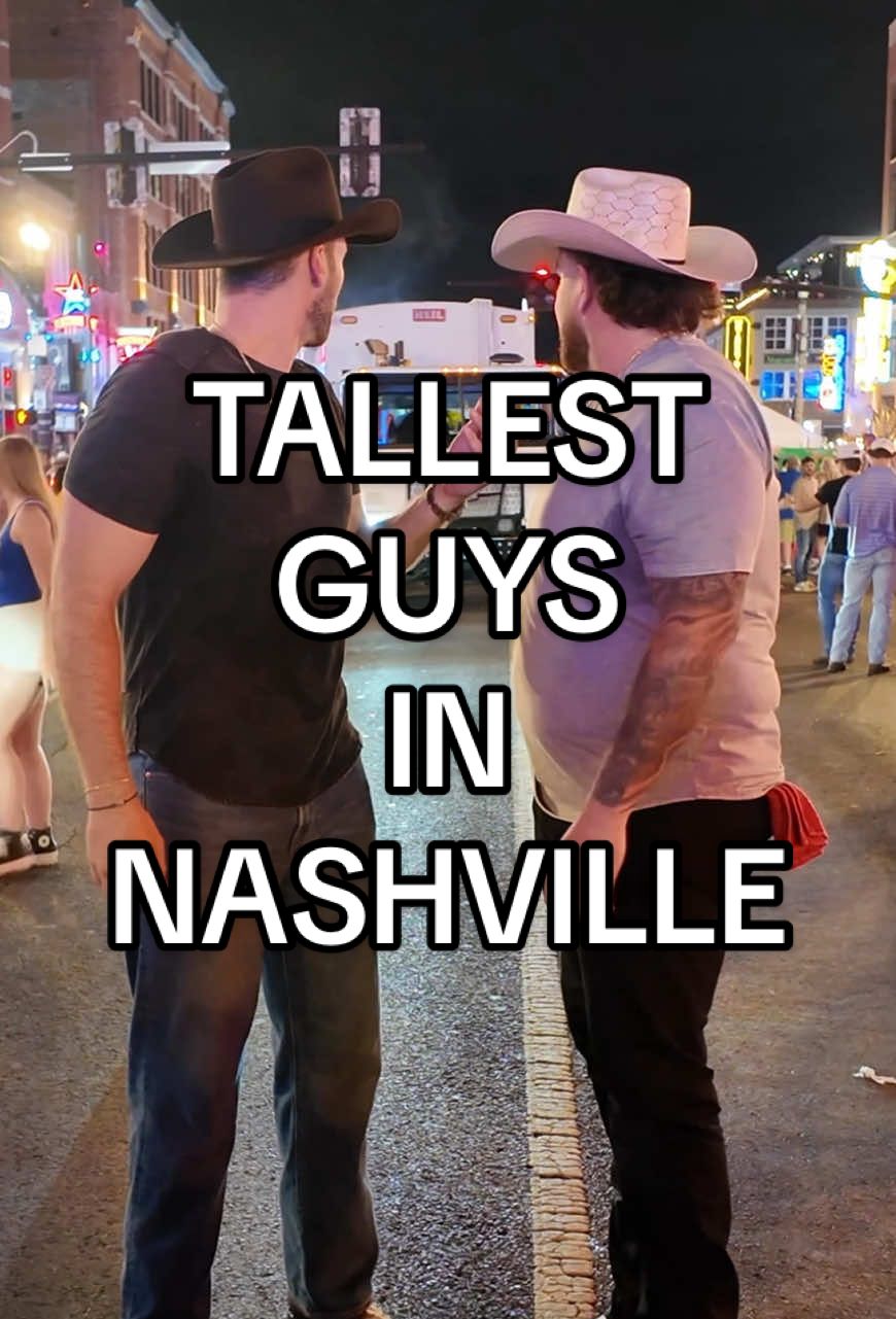 A post by @tyler.bergantino on TikTok caption: tallest guys in Nashville
