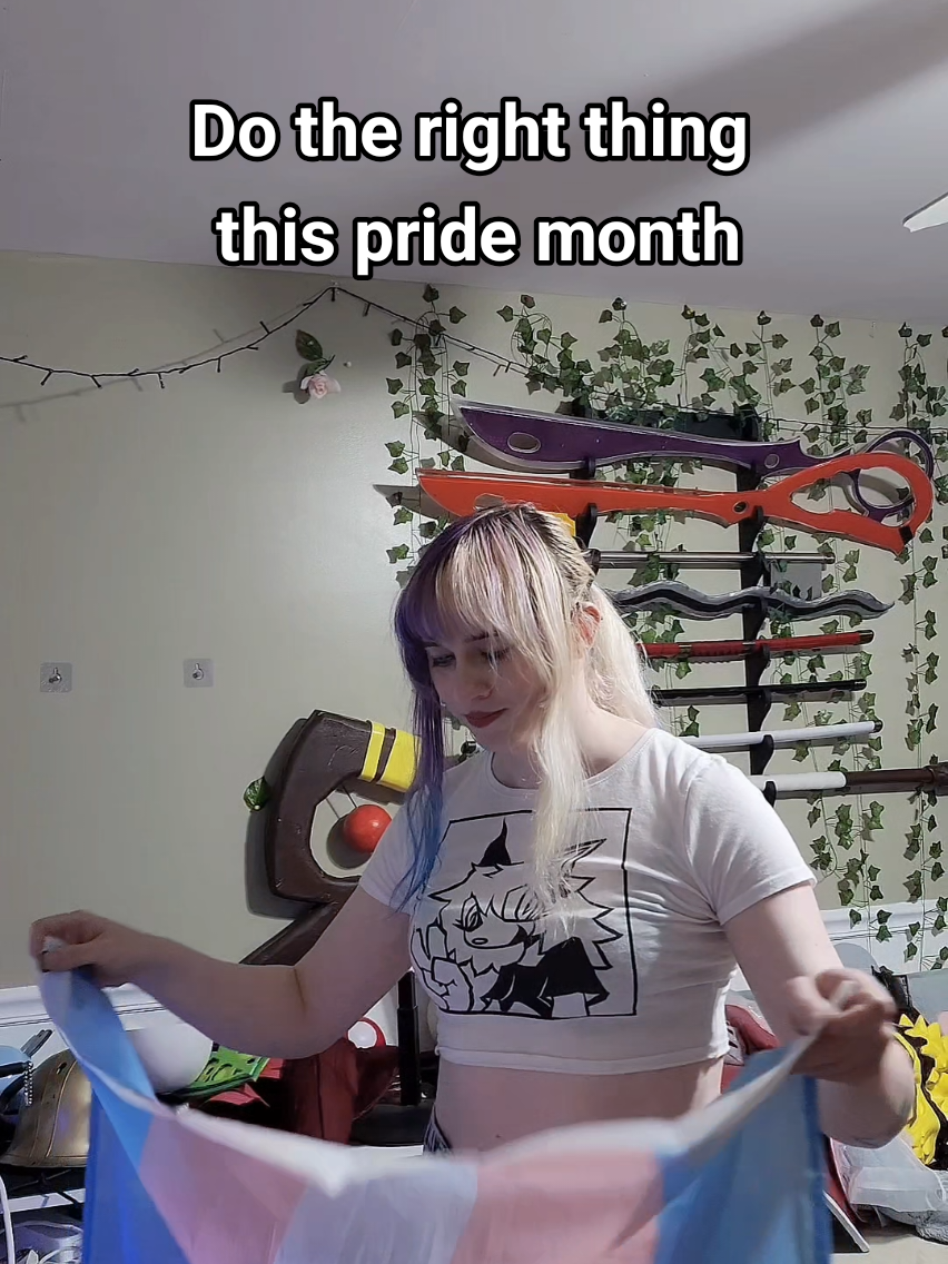 A post by @cosplaycatkitty on TikTok caption: Trust me it's the right thing to do. :3 #trans #pride #pridemonth #pridemonth2025🏳️‍🌈 #transfem #Transgender #mtf #transmeme #lgbt #lgbtq #mtfmemes #transition #ComingOut #closeted #transtimeline #🏳️‍⚧️ 