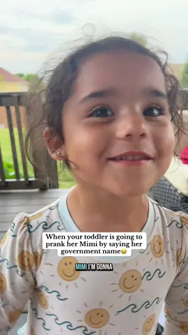 A post by @thekelleyfamily on TikTok caption: One thing about nova, she loves to prank everyone 😂💗👏🏼 #toddlerlife #pranks #comedy #mimi #fyp @🩵The Puig Family🩵 