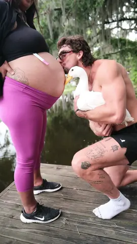 A post by @tooturnttony on TikTok caption: the pregnancy update. 