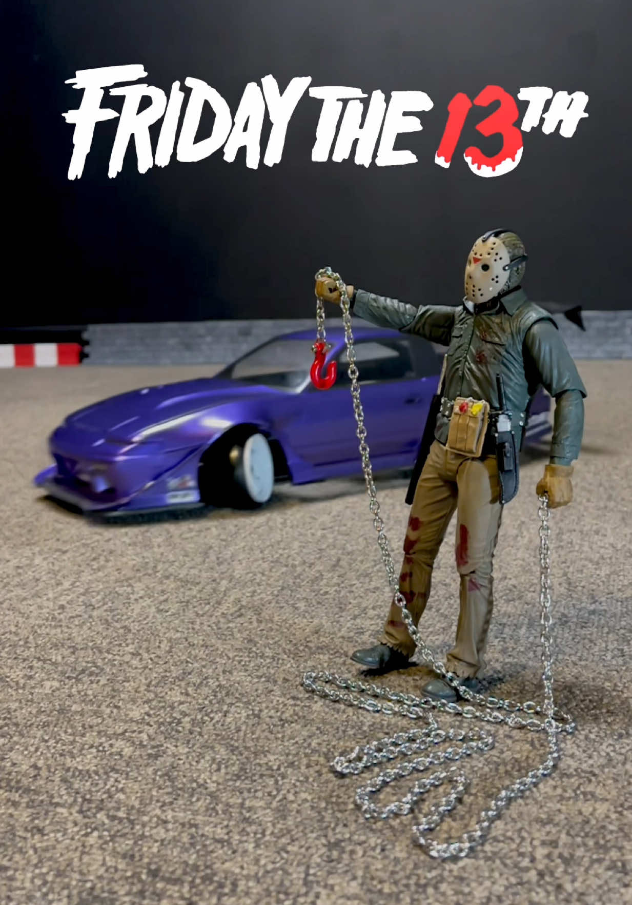 A post by @rcdrifttok on TikTok caption: Happy Friday The 13th!  #fridaythe13th #jasonvoorhees #horrortok 