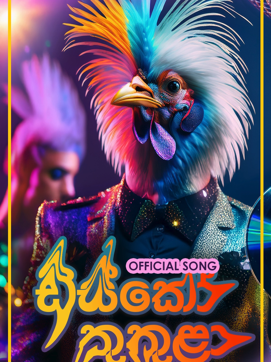 A post by @kdjayakody on TikTok caption: 🕺 ඩිස්කෝ කුකුළා ඇවිල්ලා! 🐓💥 ඔයාගේ හිත ගත්ත කෙනාට මේක යවන්න! 😉 "ඩිස්කෝ කුකුළා" -  KDJ 🎶 | New Sinhala Song! මේ Beat එකට Dance Challenge එකක් කරමුද? 🔥 #DiscoKukulaChallenge #DiscoKukula #newsong #sinhalasong #srilanka #tiktoksl #fyp #viral #dancechallenge #slpop #jax #kdj