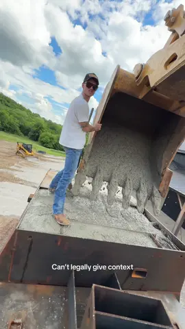 A post by @whistlindieselvstiktok2 on TikTok caption: Just pouring some concrete 😋