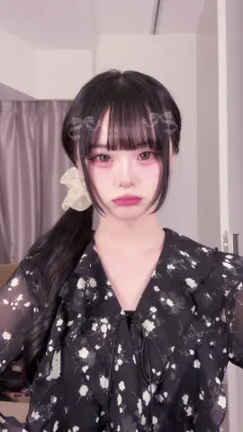 A post by @0808sakura on TikTok caption: 今日のメイクいい感じ👍🏻❤️