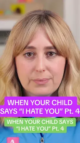 A post by @abcparentingadvice on TikTok caption: When your child says “I hate you” Pt. 4 #abcparenting #hate #child #ihateyou #parenting #tips #fyp