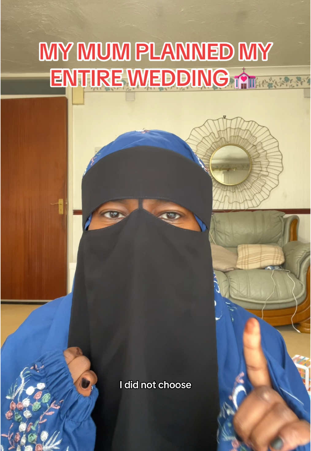 A post by @lifewithmaab on TikTok caption: My mum has excellent taste okay! 😅 would you let your mum plan your wedding??  #weddingplanning #weddingdress #sudanesewedding 