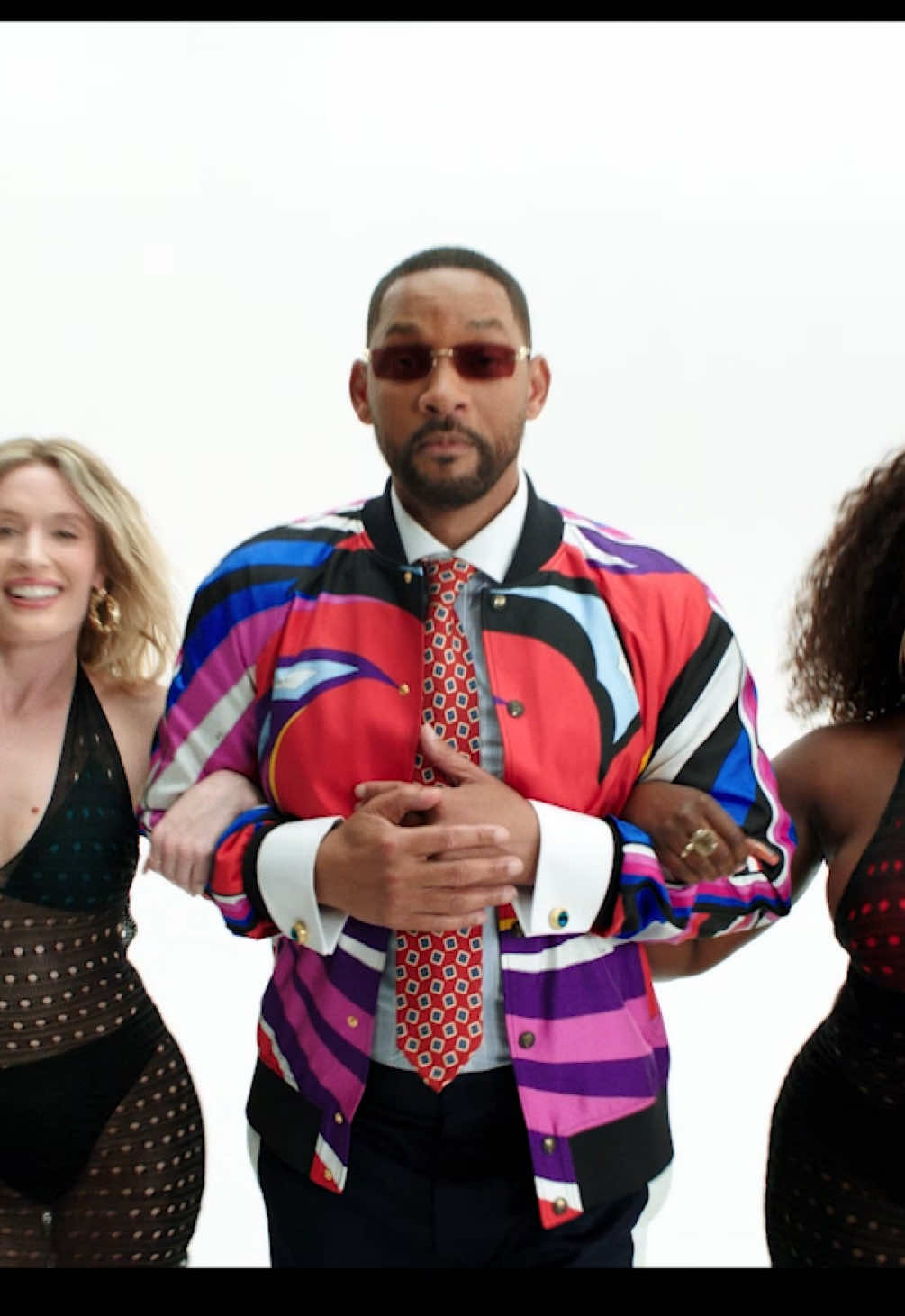 A post by @willsmith on TikTok caption: “Pretty Girls” music video is out!! 