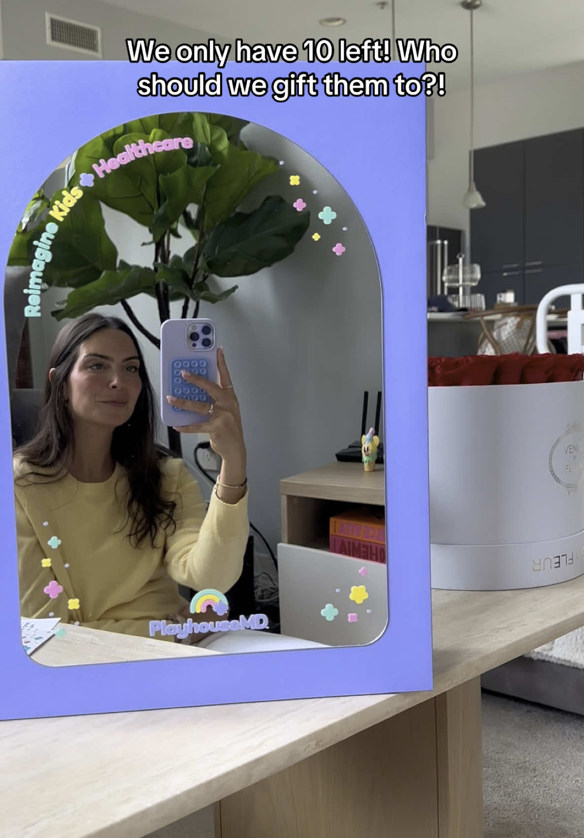 A post by @sydwiseman on TikTok caption: The Rhode of kids healthcare? 😅 #fy #founder #startup #playhousemd #playful #parenting #play #health #pediatrics #mom #dad #fyp