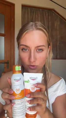 A post by @doravandornyik on TikTok caption: #hirdetés Eddig nem tudtam szörfözni de miután bekentem magam, már tudtam. Na itt a lista: 1. Eucerin Sun Oil Control Dry Touch Színtelen napozó aerosol spray SPF50+ ​​2. Eucerin Sun Oil Control Dry Touch napozó krém-gél testre SPF50+ 3. Eucerin After Sun Sensitive Relief napozás utáni krém-gél 4. Eucerin Sun Oil Control napozó gél-krém arcra SPF30+ #Eucerin #Summer #SPF #fényvédelem #napozás
