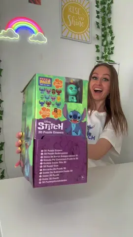 A post by @rhia.official on TikTok caption: Let’s unbox Mystery STITCH Capsules!😍🌺🌊✨can we find the GOLDEN RARE?!🫢🤞🏻 #asmr #foryou #liloandstitch 