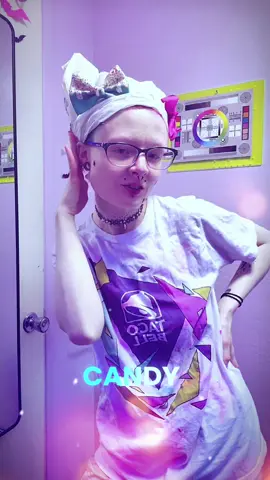 A post by @sugarsarz.inthestarz on TikTok caption: I was gonna do a cosplay but decided not to after realizing I didn't quite have all the needed hair colors ;w; #queenbee #helluvaboss #hairdye #alt #helluvabosshoodie #fyp 