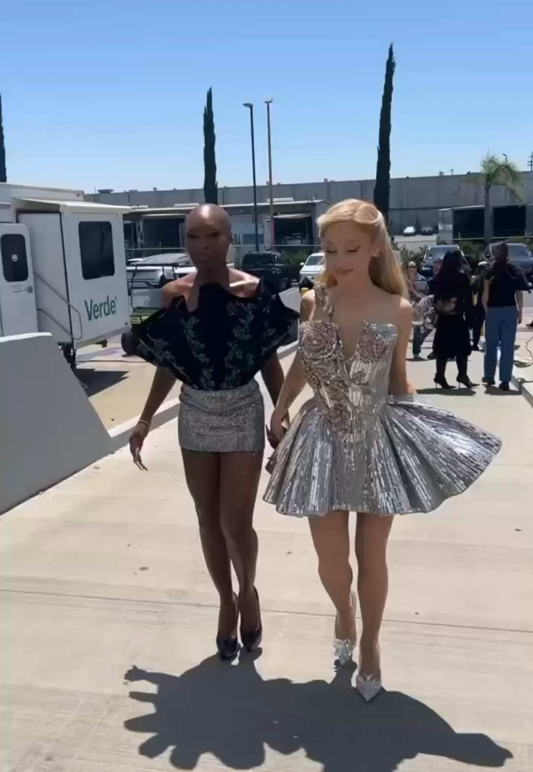 A post by @arianagrande on TikTok caption: ♡ @RuPaul’s Drag Race @Cynthia Erivo 