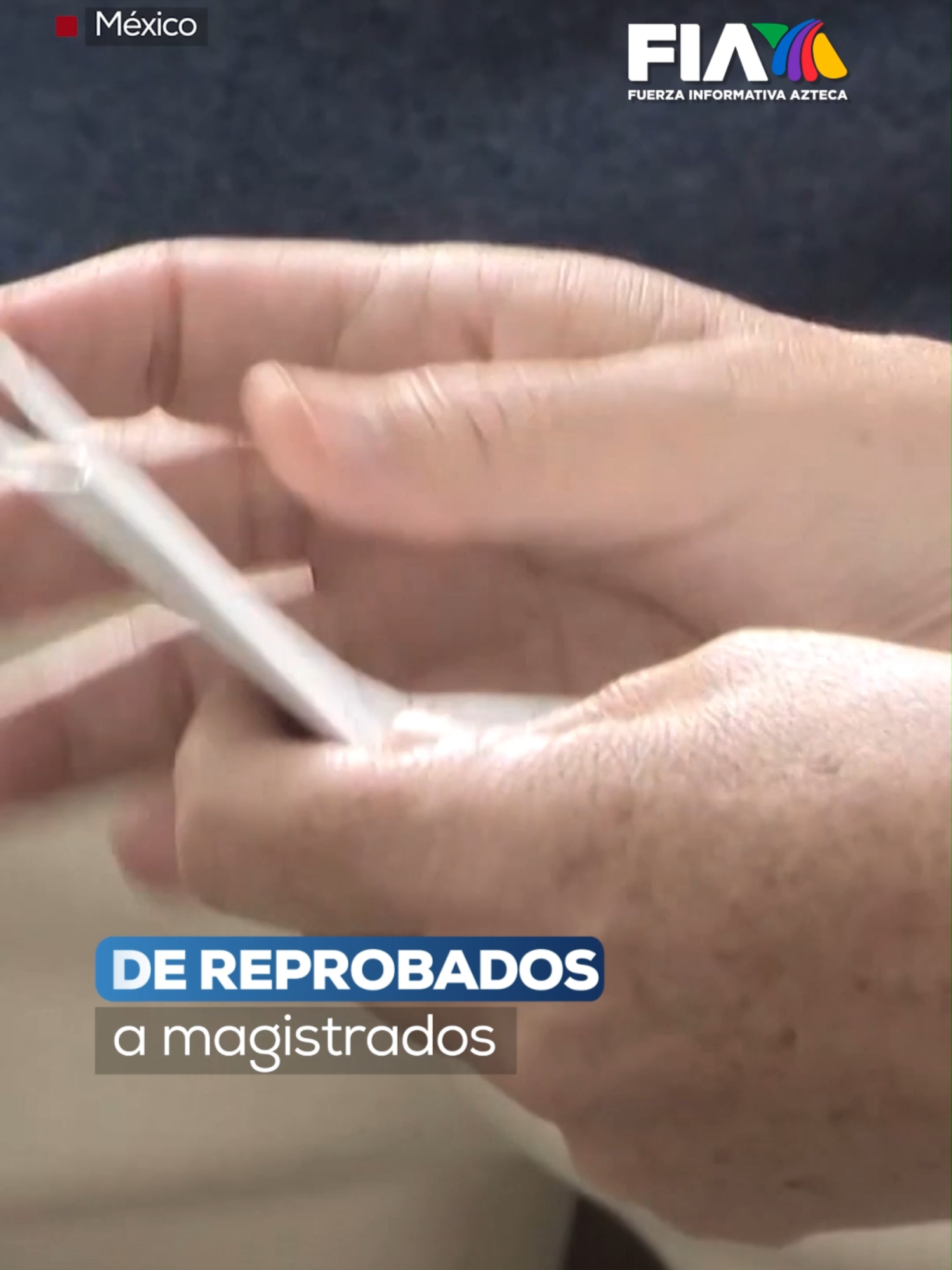 A post by @aztecanoticias on TikTok caption: ⚖️ La “morenizada” del Poder Judicial ya es una realidad. El 1 de junio marcó el inicio de una nueva etapa: jueces sin experiencia, simpatizantes de partido y candidatos desconocidos sin campaña ahora deciden quién pasa su vida en prisión. 📉 Jueces con años de carrera, hoy se despiden sin apoyo ni seguridad, pese a haber determinado el destino de líderes criminales. 🗳️ ¿Democracia o dedazo disfrazado? @irvingpineda con la información en #HechosAM  #AztecaNoticias #FIA #Noticias #News #ElecciónJudicial #FarsaElectoral