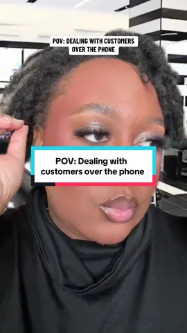 A post by @kbmakeupme24 on TikTok caption: I can’t color match you over phone bookie 😅  #greenscreen #fyp #foryoupage #viral #MaestriDelPov #povs #satire #justforfun #retail #skits 