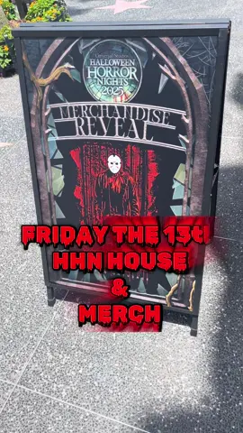 A post by @allhallowscleave on TikTok caption: Friday The 13th is Coming to Halloween Horror Nights and We also have new HHN Merch! #hhn #horrortok #fridaythe13 