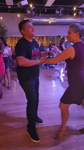 A post by @ritmoconson on TikTok caption: social dancing in Houston Texas
