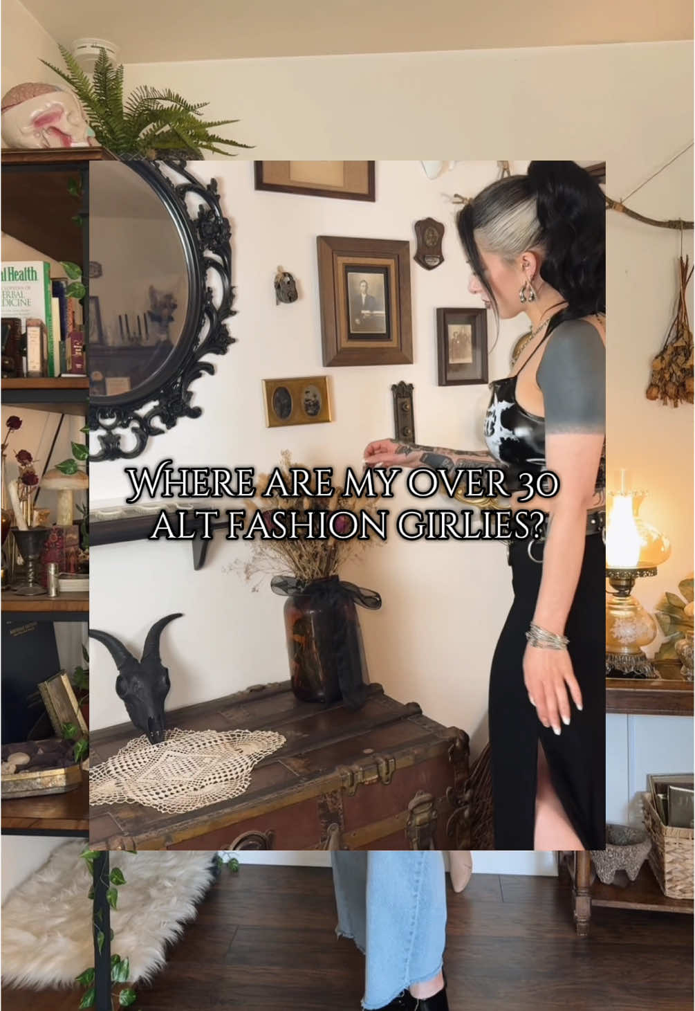 A post by @arachnisophia on TikTok caption: POV: It was never a phase🖤⛓️🦇🖤 Some of my fave brands! @Mary Wyatt  @NOCTEX  @LAMODA  @LOVE TOO TRUE  @mingalondon  @HAVOC CULT  #fashioninfluencer #outfitoftheday #darky2k #softgoth #ootdalt #altoutfits #grungegoth #altfashion #2000salt #gothfashion 