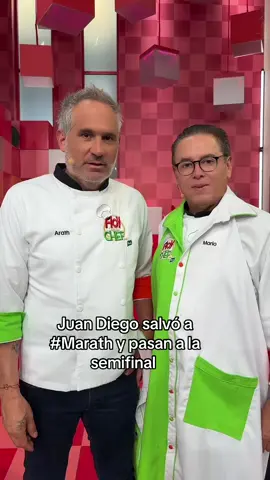 A post by @programa_hoy on TikTok caption: ¡#Marath se salva y pasa a la semifinal de #HoySoyElChef ! 🔥🔥🔥 @Mario Bezares @Arath De La Torre Oficial 