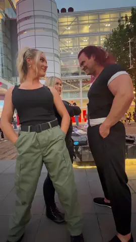 A post by @theloganchitwood on TikTok caption: Yujiro meets Yelena & Jane 👹 @KIANA #yujirohanma #martialarts 