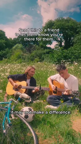 A post by @ on TikTok caption: Send this to a friend to let them know you’re there for them 🫂