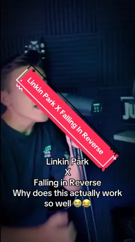 A post by @dakota_butler on TikTok caption: Saw @Bobby Amaru do this and it went hard 🤘 #linkinpark #alt #fyp #foryou #vocalist #numetal #linkinparkfan #alternative #numetaltiktok #cover #fallinginreverse #fy 