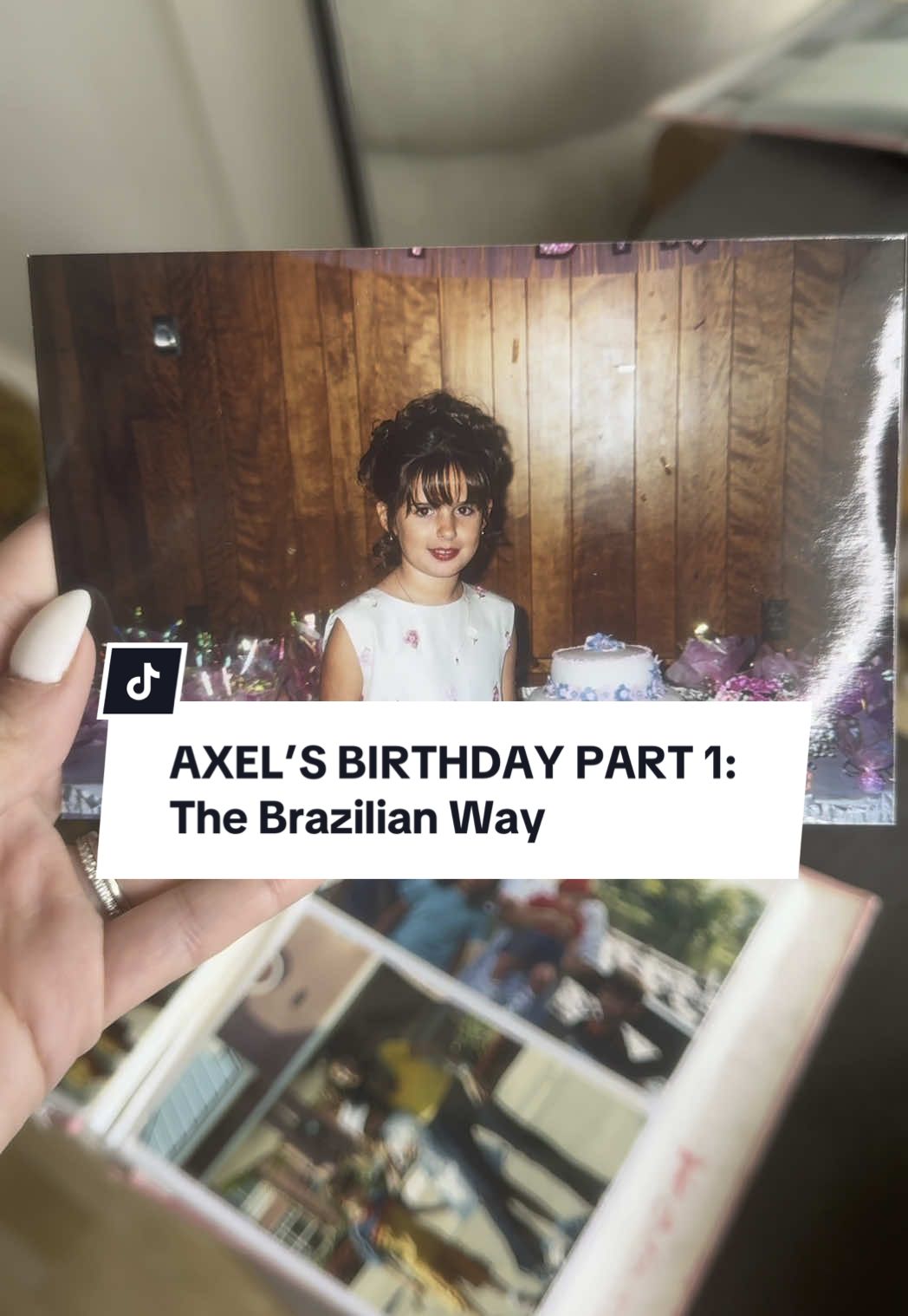 A post by @the_avantgarde on TikTok caption: Celebrating is a privilege, but in Brazilian culture, it’s also a tradition — so when I told my mom I only wanted to do a small cake and balloons with Dave and Axel for Axel’s first, she got on the first flight to put something together and bring the family together.  Growing up, I remember my parents working overtime, just to throw us birthday parties — I used to think it was because they felt the cultural pressure, but I sat on this after Axel’s first and realized… they did it for the memories. At 33, I remember just about every birthday party, the different themes and experiences. They’re core memories now.  Needless to say, it’s not about how grand the party is, but about the special moments and time put in that make them memorable. Whether you DIY it out of cardboard and paper, or hire someone to decorate for you, creating new experiences is what will create those core memories — and THAT is what matters.  Inspiration pic by @cocomielparty