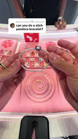 A post by @pandoralasvegas on TikTok caption: Replying to @Emma🦈 comment for the next bracelets 😊 #pandoraliloandstitch #pandoradisney #liloandstitch #pandorastitch #disney #pandora #fyp #pandoralasvegas 