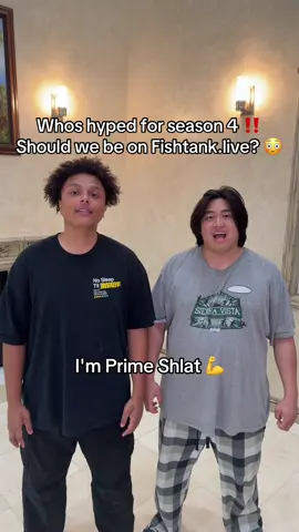 A post by @vexbolts on TikTok caption: Are we perfect contestants for fishtank? season 4 just dropped #vexbolts #fishtanklive #fishtankseason4 