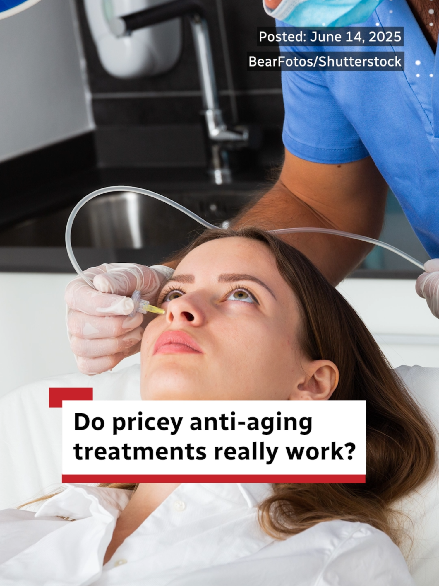 A post by @cbcnews on TikTok caption: Expensive anti-aging treatments found at a growing number of clinics can't beat a good diet, sleep and exercise, says Dr. Eric Topol. He's a cardiologist, scientist and the author of a new book about aging. #health #aging #longevity #cbcradio