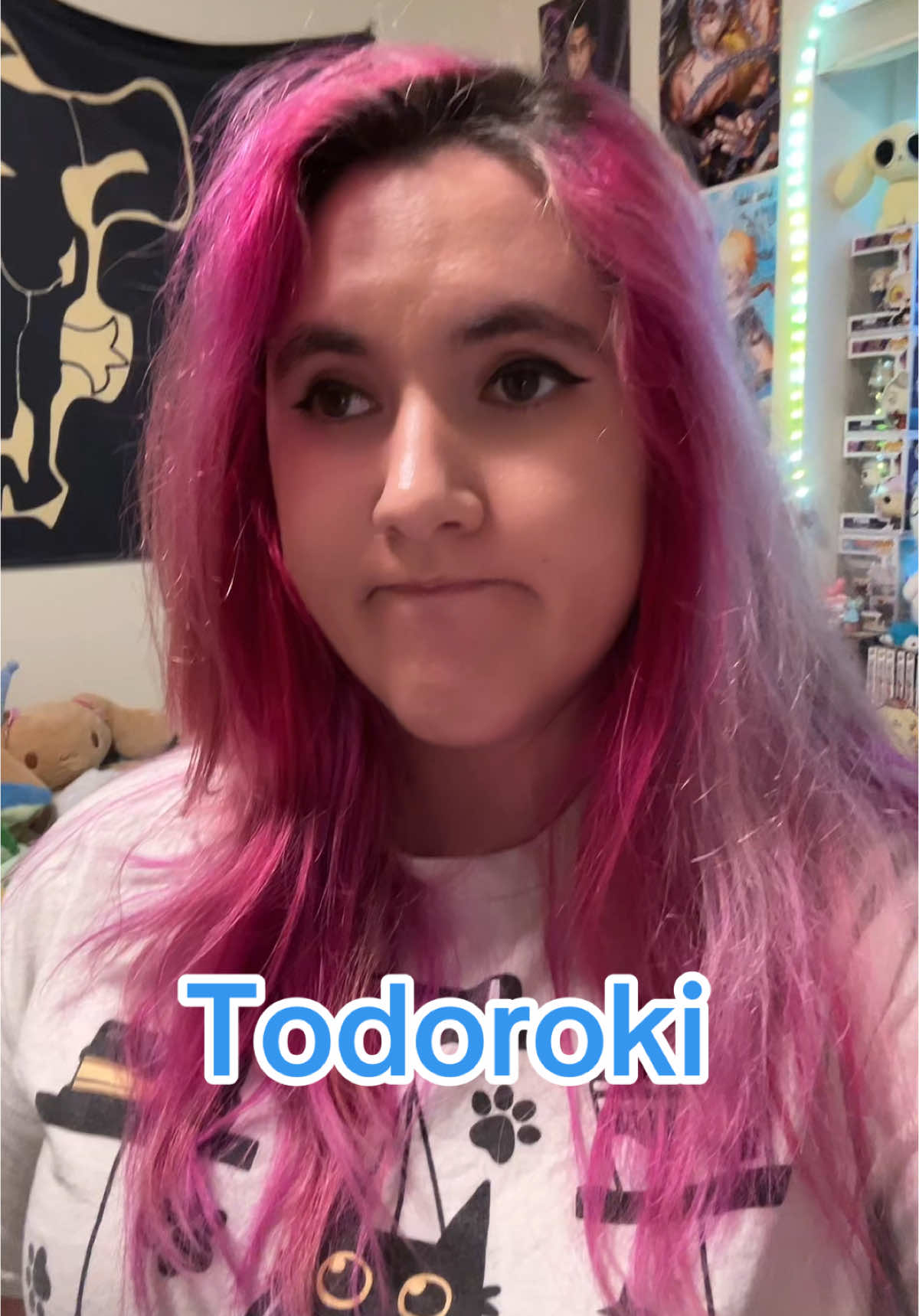 A post by @bigsisofanime on TikTok caption: Pt.3 Endeavor is trying to get Shoto to stalk Fuyumis date. His answer? Womp Womp. #myheroacademia #mha #bnha 