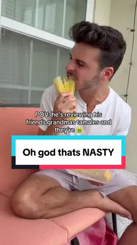 A post by @thebrandonrobert on TikTok caption: We are NOT TAMALE fans …