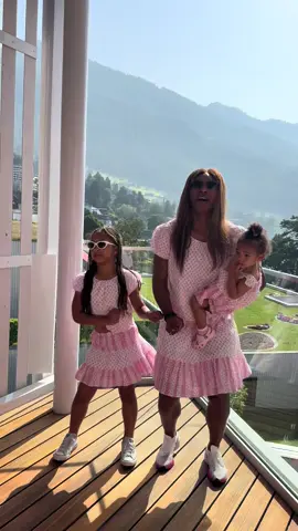 A post by @serena on TikTok caption: Vacationing with the girls and trying the wall to wall dance. Now that’s fun!  #foryoupage #fyp