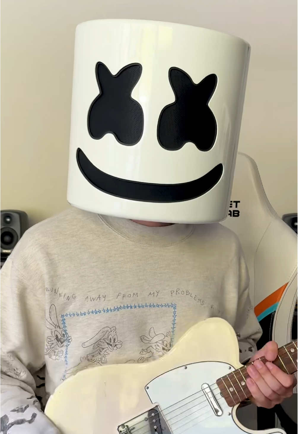 A post by @marshmello on TikTok caption: i bet y’all didn’t know this about me