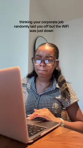 A post by @charismastev on TikTok caption: this used to be a daily fear working in big tech 🤣🤣🤣😞 #hehe #corporate #9to5 #genz 