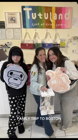 A post by @farrahandkaleb on TikTok caption: family trip to @Tutuland Boston @Farrah Avilla  📍115 Brighton Ave, Boston #fyp #foryou #familyday #siblings #boston #thingstodoboston #TutulandBoston