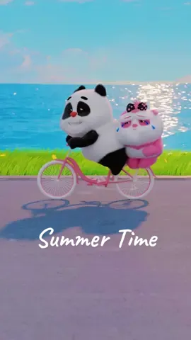 A post by @bamboopandaofficial on TikTok caption: It’s a romantic story..kinda lol 🐼🎀🐼 #shorts #panda #animation #fyp #fypシ #funny #bamboopanda #pandas 