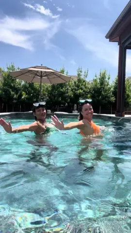A post by @officialtaniabaron on TikTok caption: Adds Artistic Swimming to resume. #fyp #poolday #summervibes #swimtok @Tara 