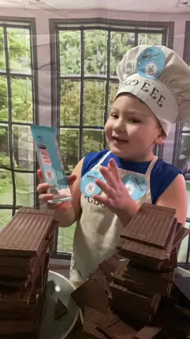 A post by @ilirian_cooks on TikTok caption: How many @Feastables bars does he have #feastables 
