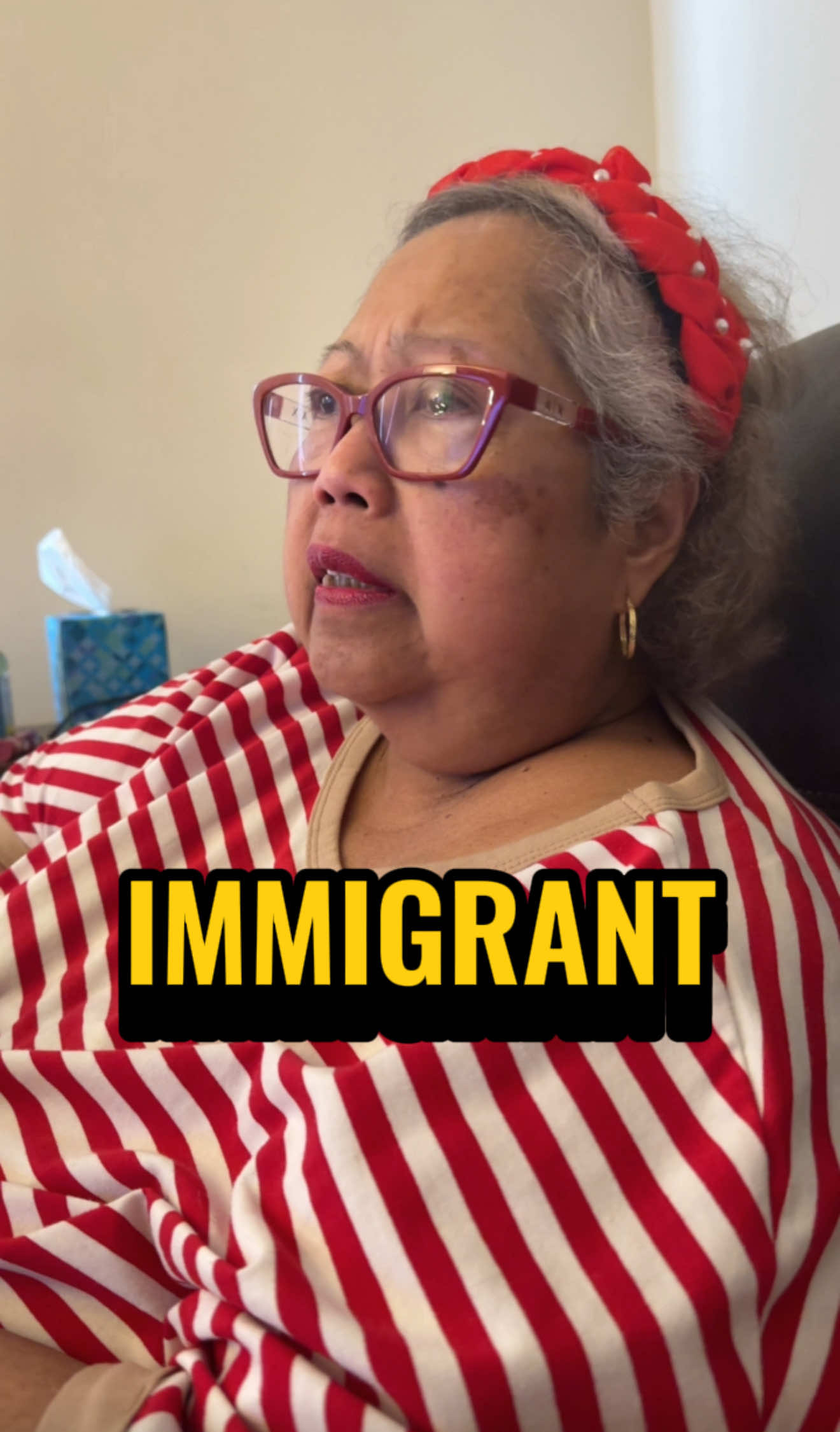 A post by @otakoyakisoba on TikTok caption: As a family of immigrants who has a huge platform and lives in California, we felt that we needed to talk about this. This is not our usual content, but it needed to be highlighted in light of what’s been going on.