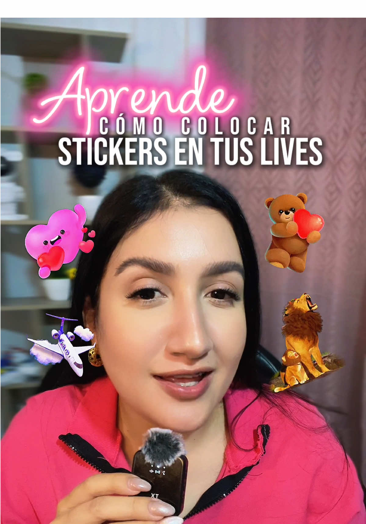 A post by @evequinte96 on TikTok caption: APRENDE A COLOCAR STICKERS EN TUS LIVES🔥#aprende #sticker #live #efecto #tip #tutorial 